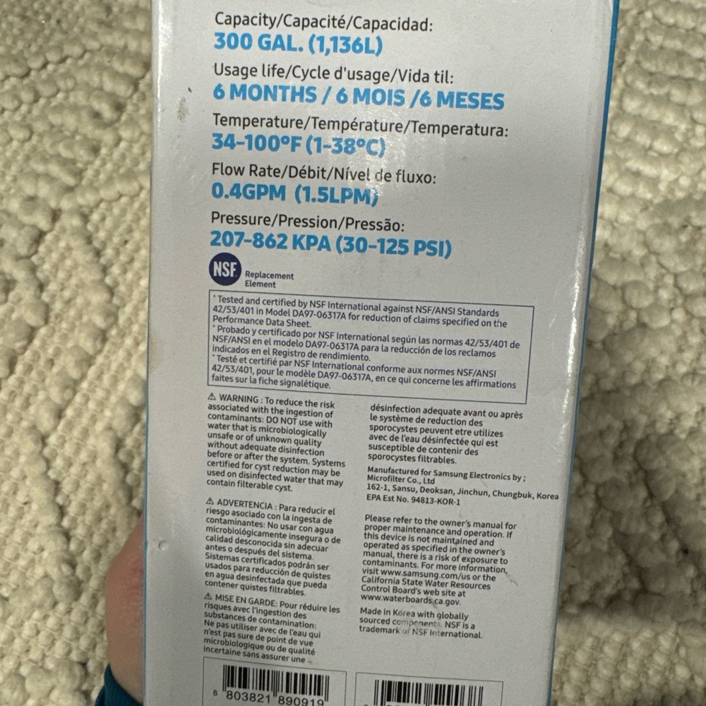 Samsung water filter - Picture 2 of 4